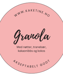 Granola med kakao og nøtter